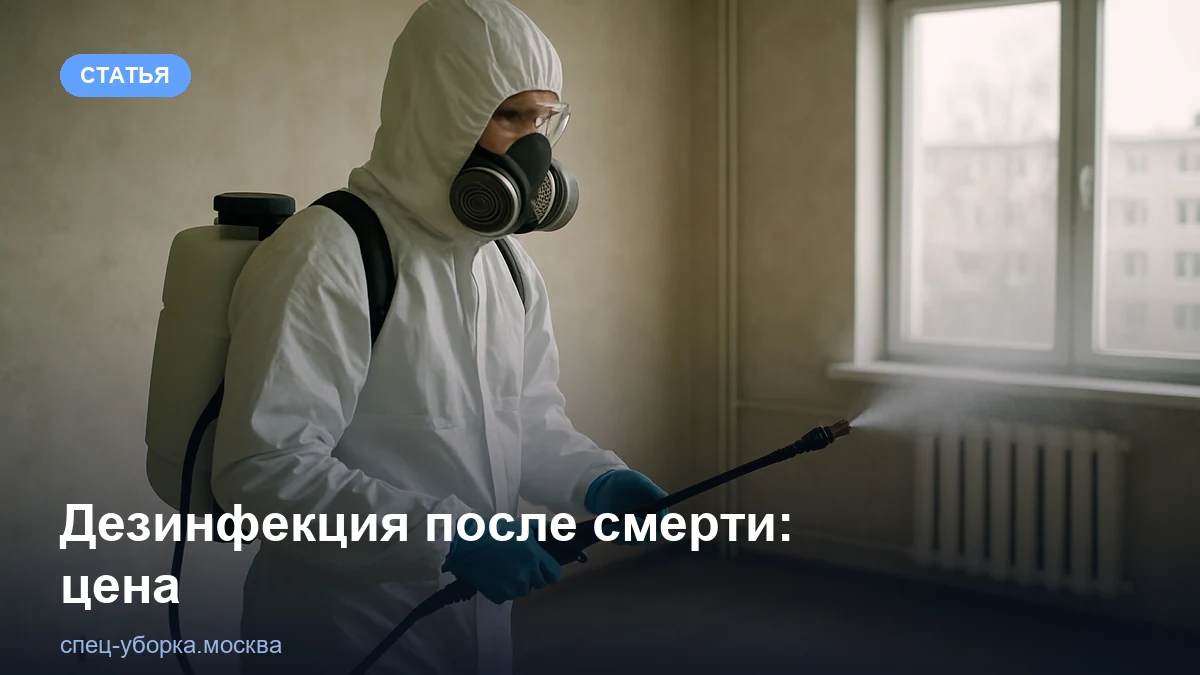 Дезинфекция квартиры после смерти: цена и когда она нужна