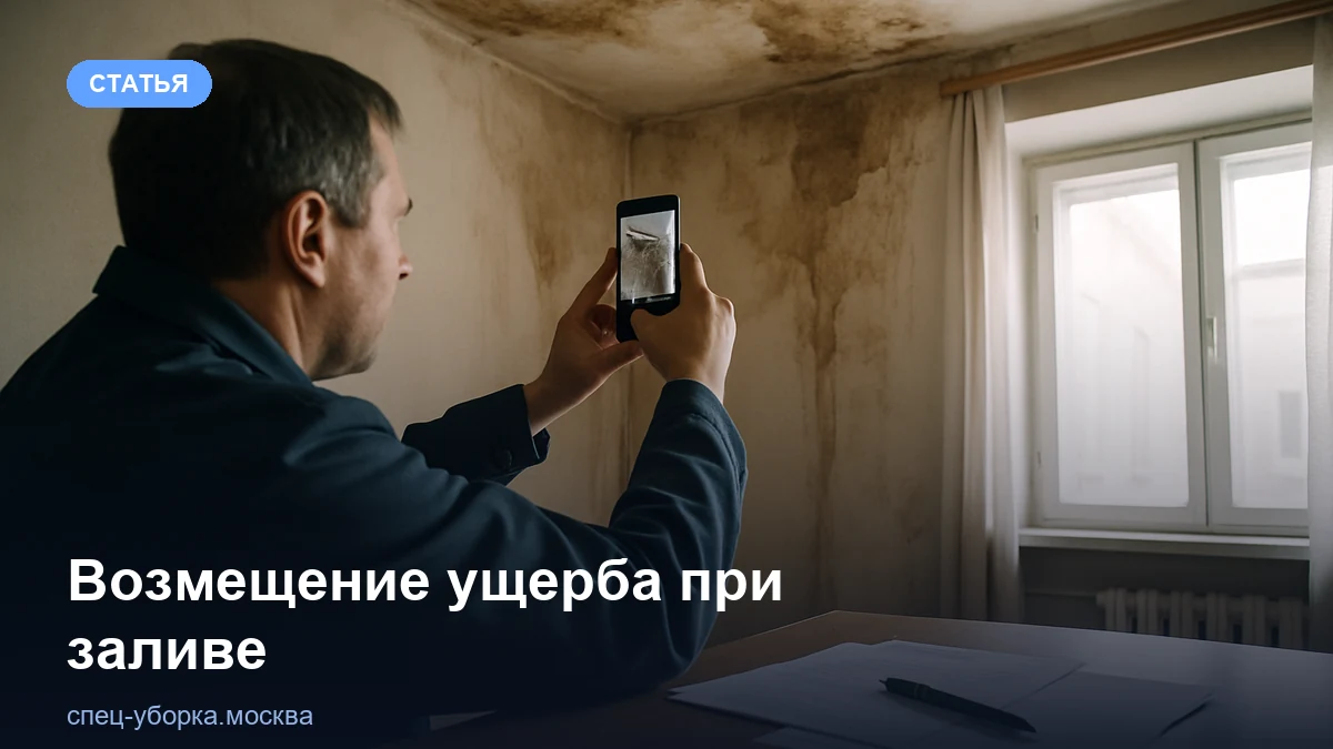Возмещение ущерба при заливе квартиры: какие документы собрать